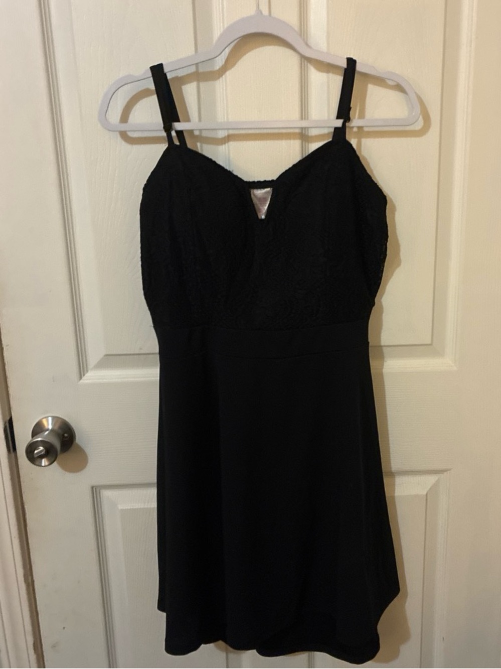 NWOT Classic Black Spaghetti Strap Dress - Elegant Everyday Wear